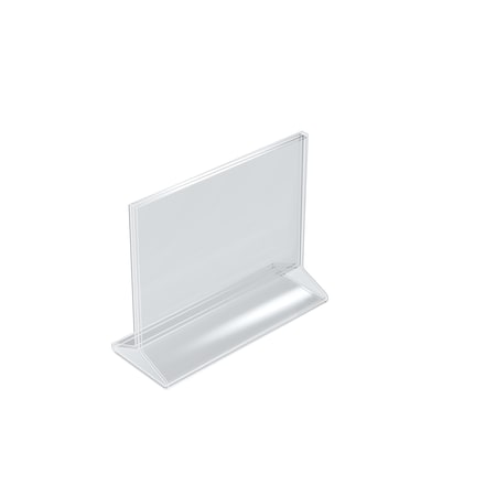 Azar Displays 7"W x 5.5"H Top-Load Two Sided Sign Holder, PK10 142707